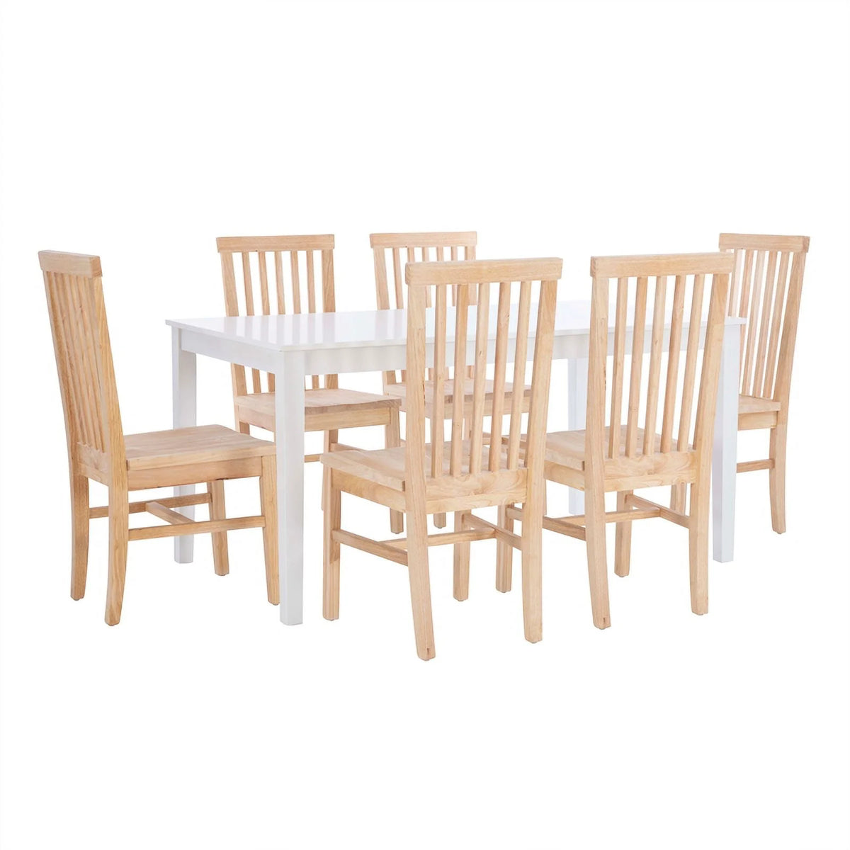 Set of Two Wood Side Dining Chairs F660270