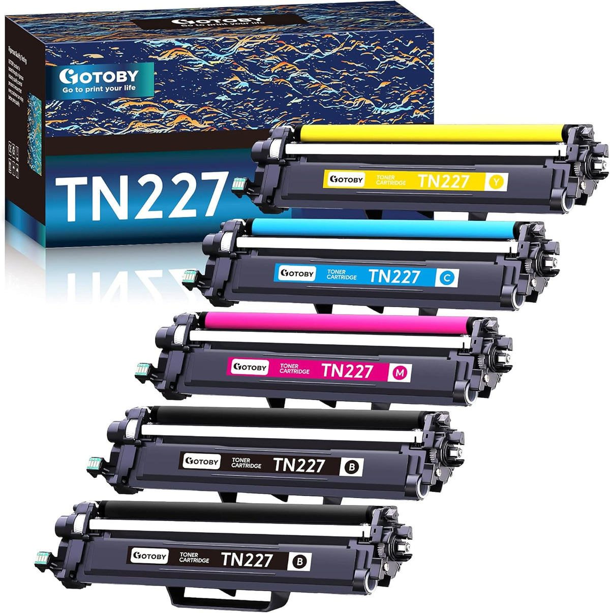 Compatible Toner Cartridge Replacement 5 Pack X608905