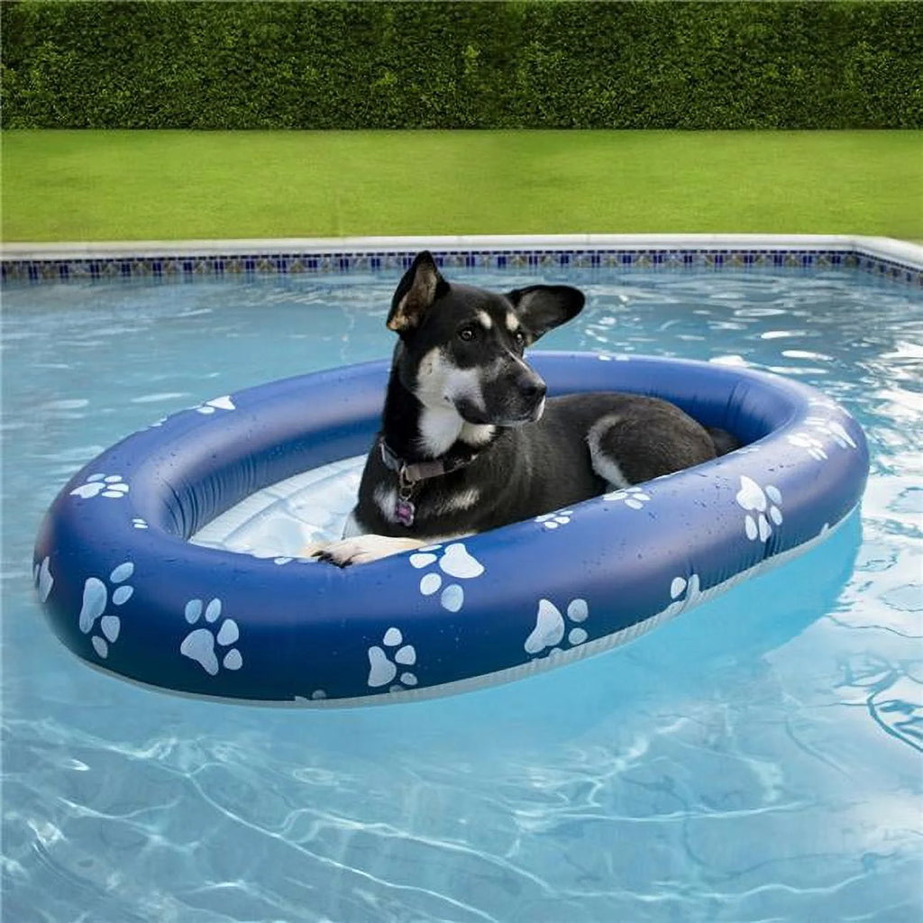 Dog Pool Float and Lounger, Blue A639072