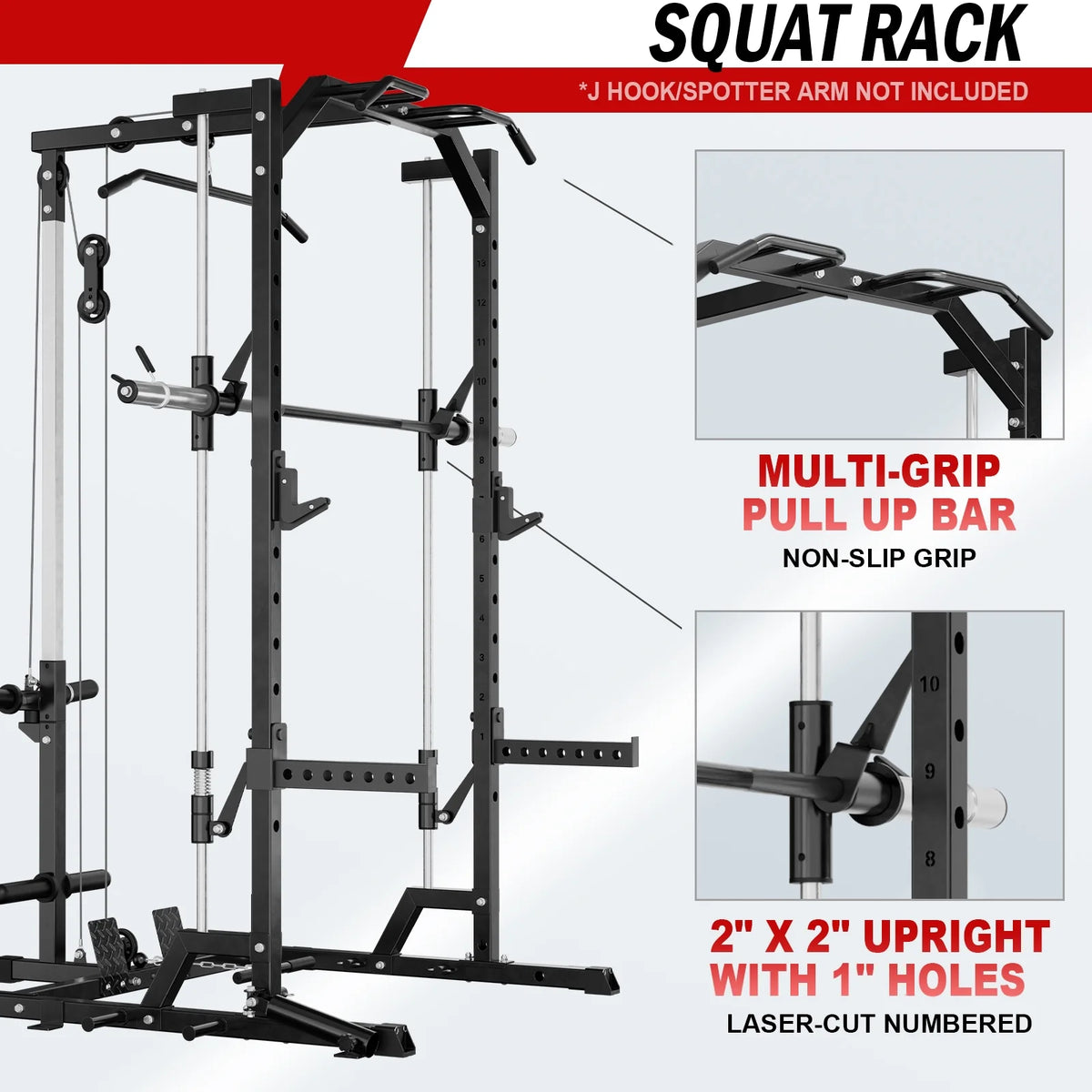 Smith Machine Squat Rack with Lat Pull Down System W64781