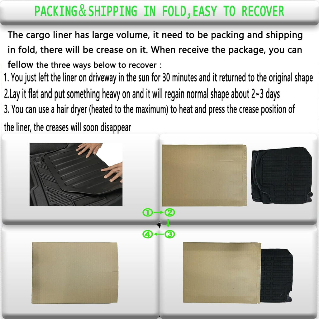 All Weather Rear Cargo Trunk Tray Floor Mat Z890128