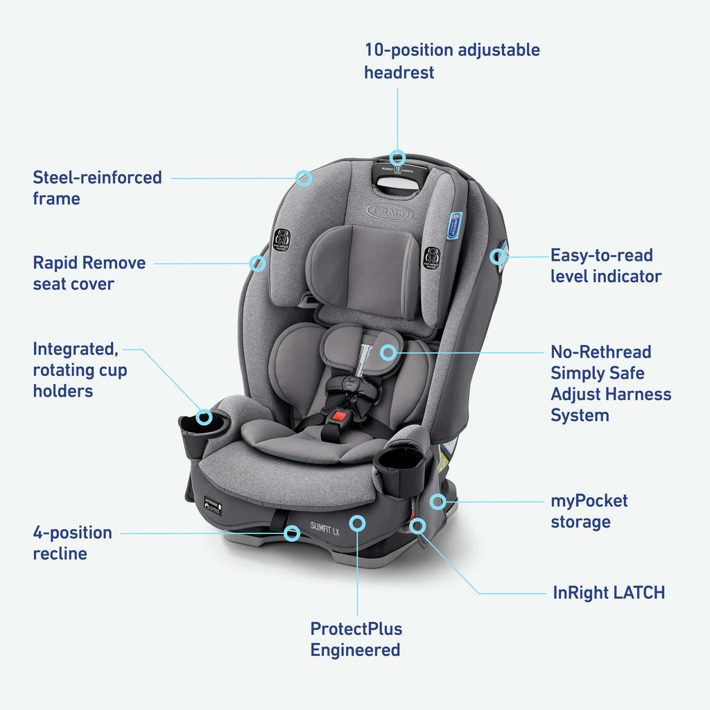 3-in-1 Convertible Car Seat L4382