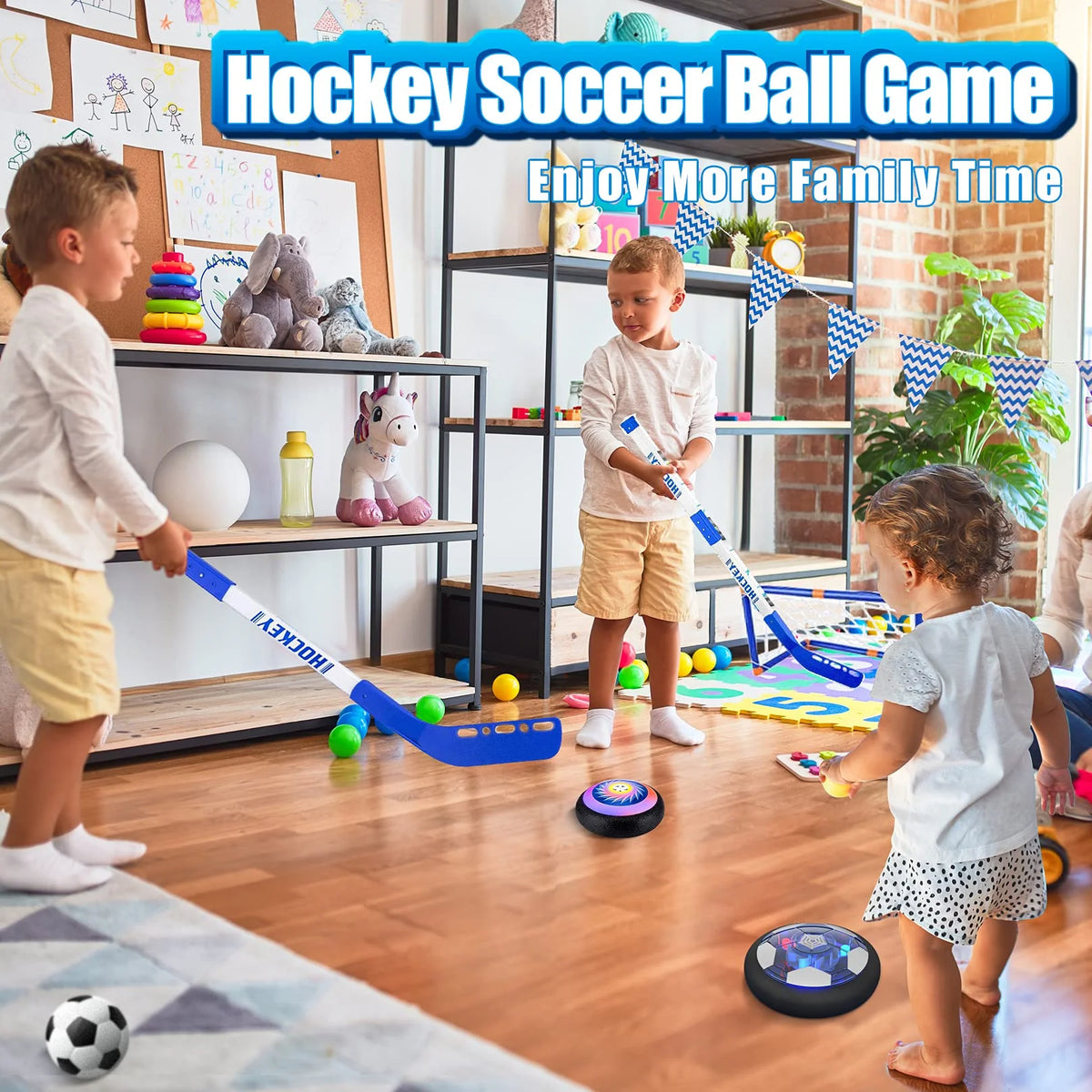 Hover Soccer Ball Set with 2 Goals B7063