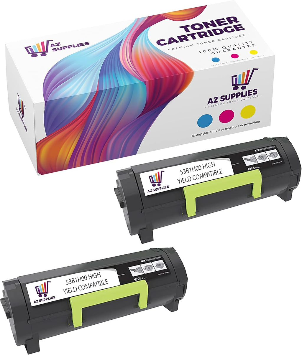 Compatible Black High Yield Toner Cartridge 2 Packs X2674