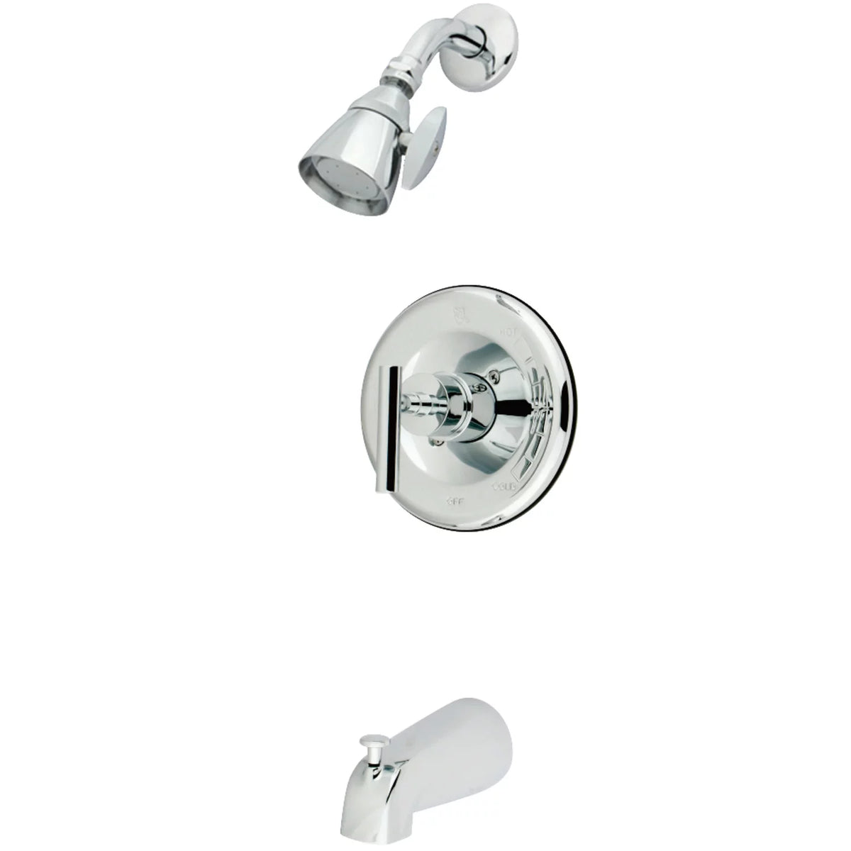 Single-Handle Tub and Shower Faucet Polished Chrome U1822