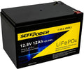 12V 12Ah LiFePO4 Rechargeable Battery W78083