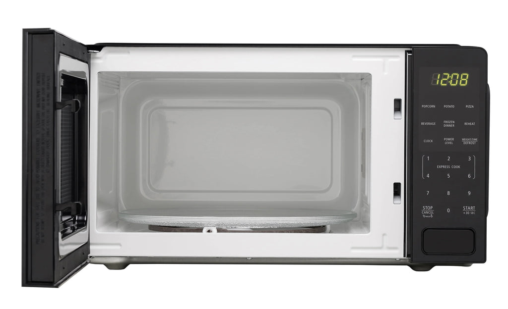 1.1 Cu ft 1000 Watts Black Countertop Microwave Oven T339738