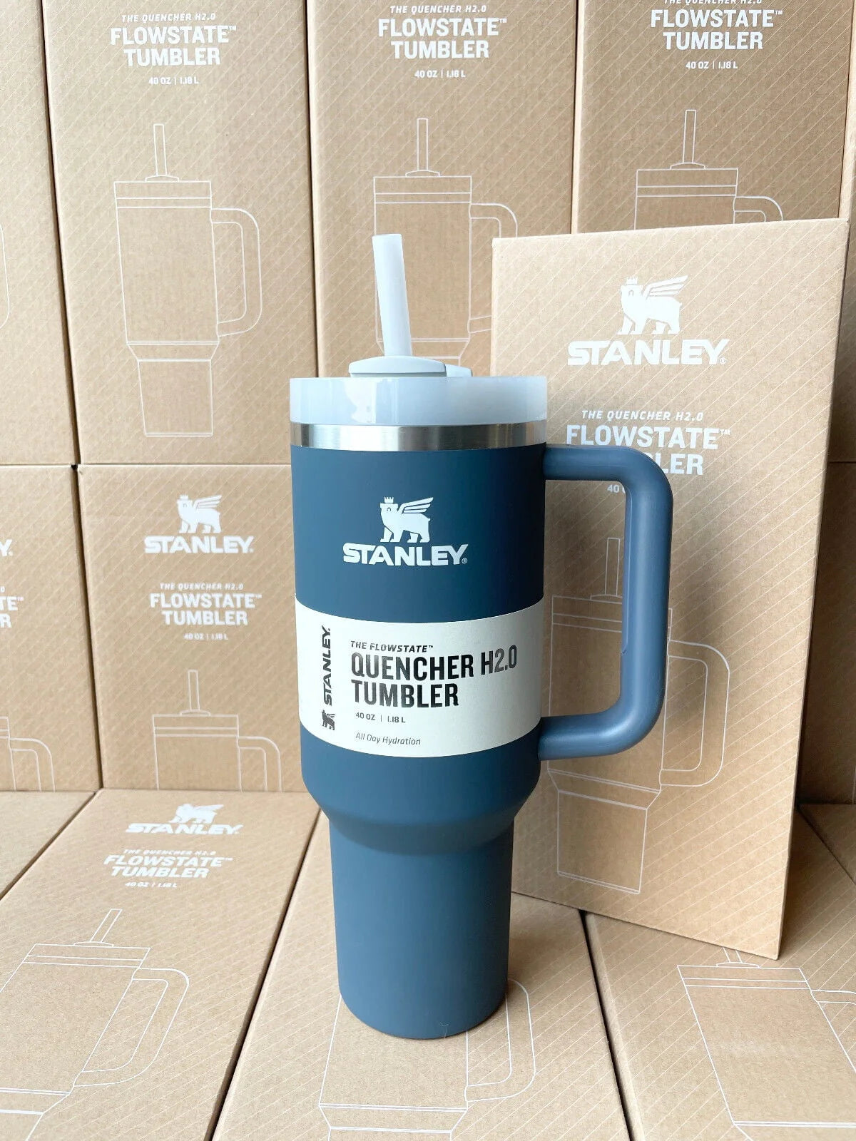 40oz Stainless Steel Tumbler Navy Blue O56940