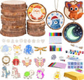Unfinished Wooden Ornaments 30 Pcs N444458