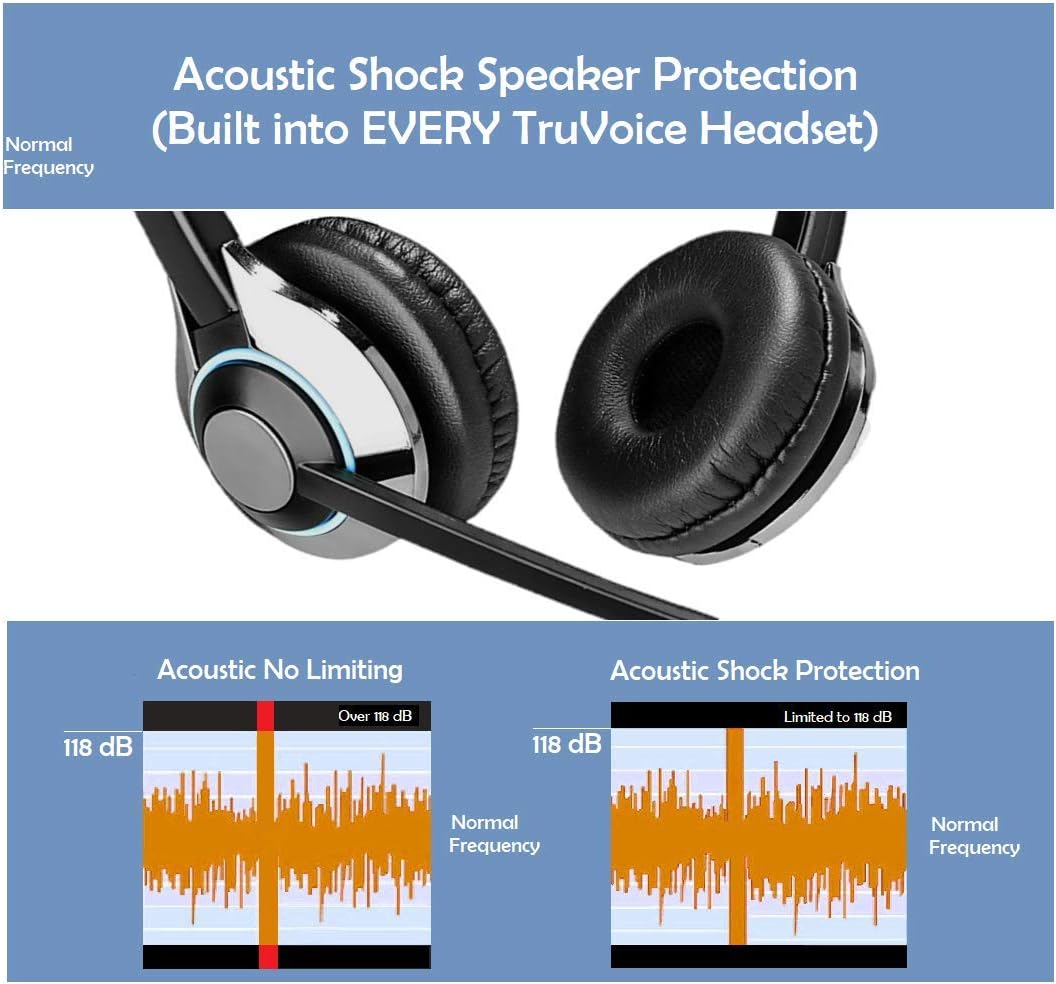 Headset with Noise Canceling Microphone & HD Speakers B950625