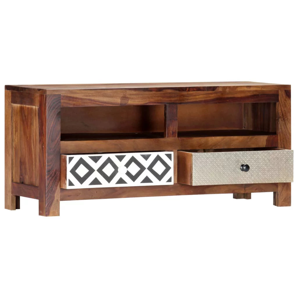 Solid Sheesham Wood TV Cabinet S43127