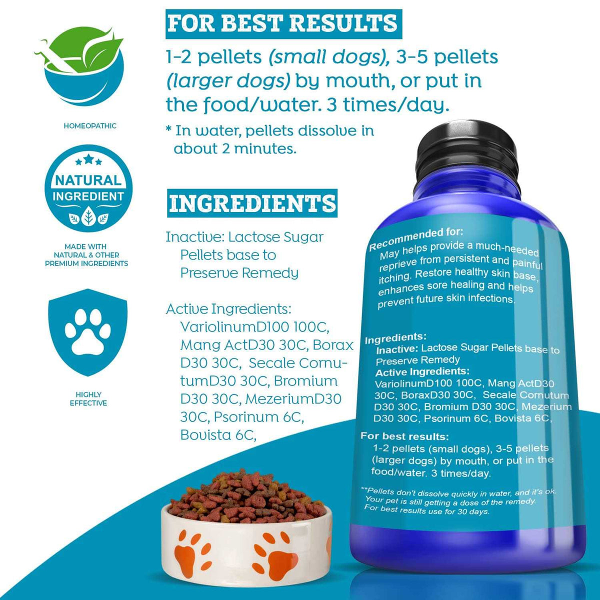 Dog Itchiness Relief Treatment C140849
