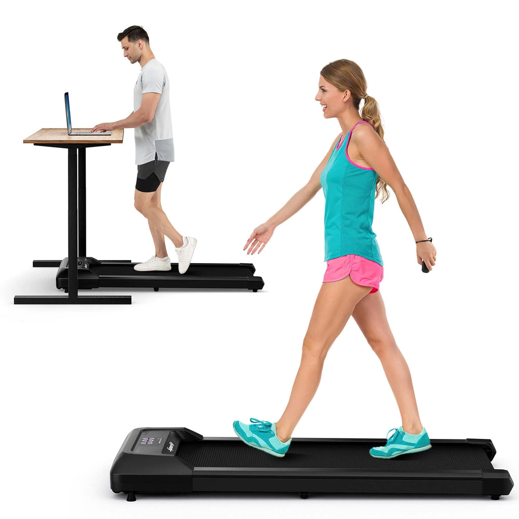 0.6-3.8MPH Walking Pad Under Desk Treadmill with Remote Control M6539
