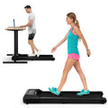 0.6-3.8MPH Walking Pad Under Desk Treadmill with Remote Control M6539