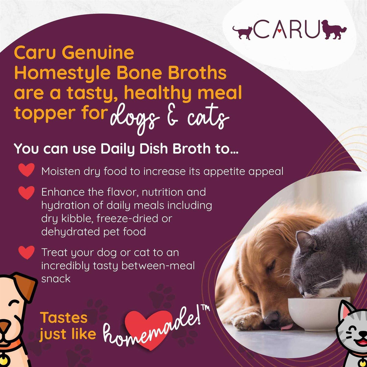 Grass-Fed Beef Bone Broth for Dogs Cats W38627