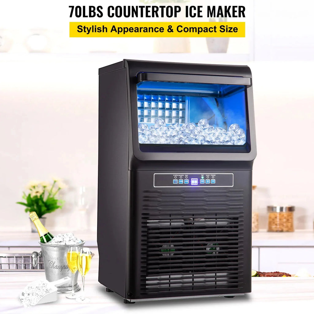 Commercial Ice Maker 30KG/24H Countertop Cube Ice Machine D9322