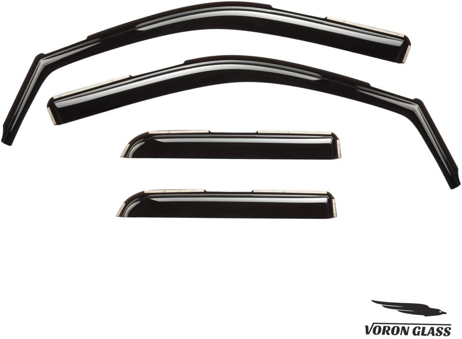 In-Channel Extra Durable Window Deflectors 4Pieces U603