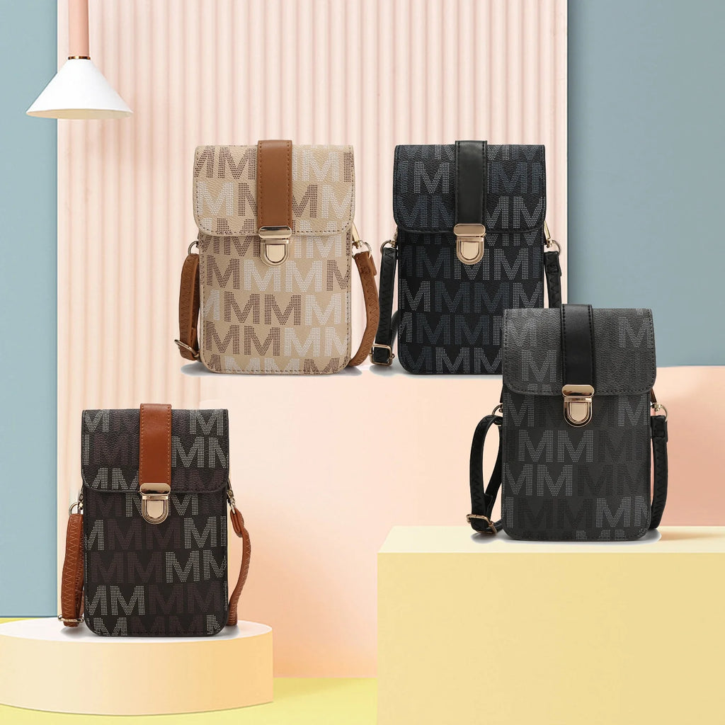 Signature Phone Wallet Crossbody Handbag V409573