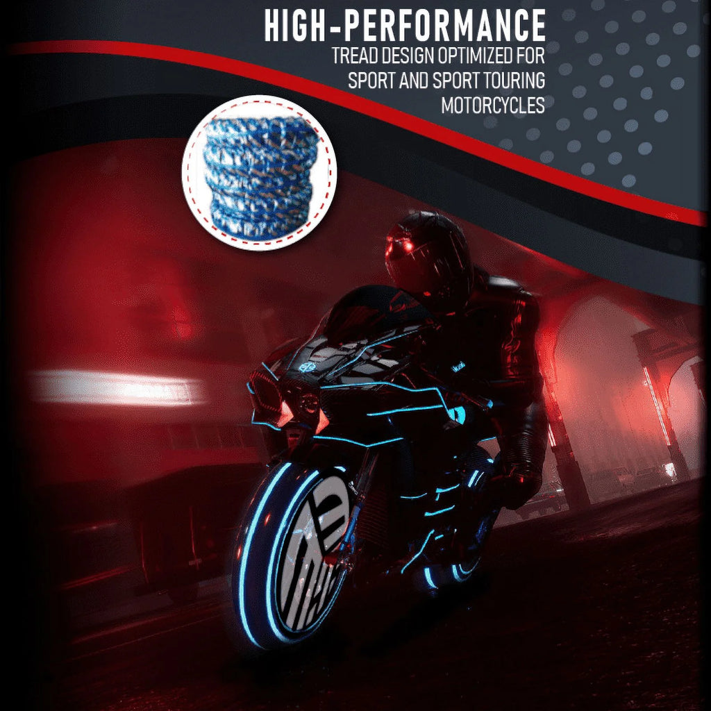 180/55-17 & 120/70-17 Motorcycle Tire Set X64330
