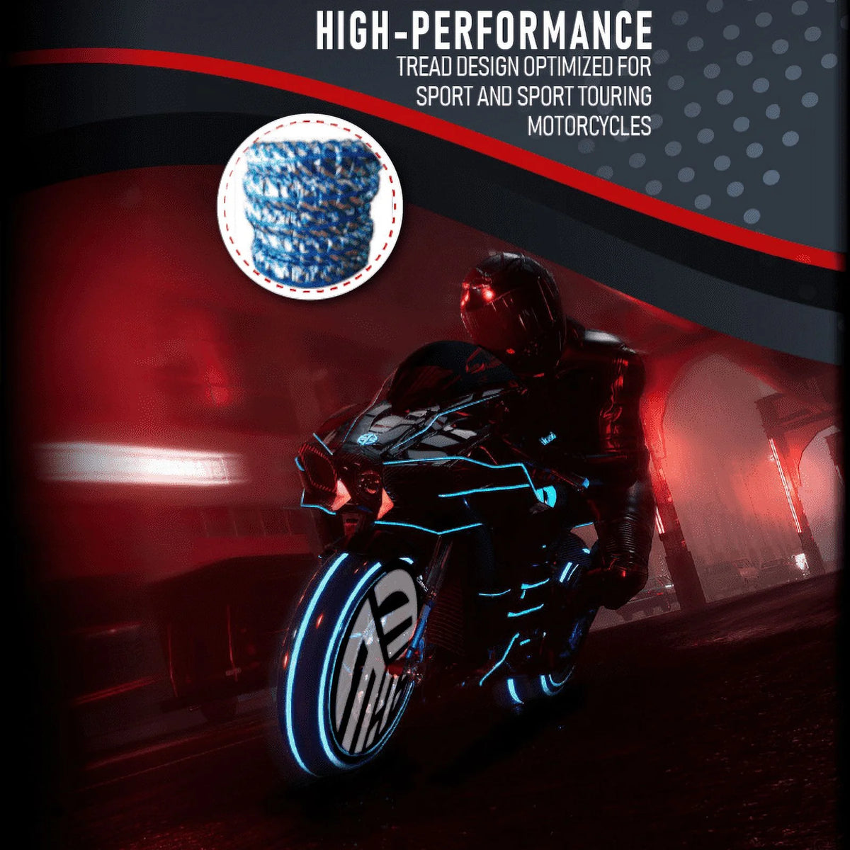 180/55-17 & 120/70-17 Motorcycle Tire Set X64330