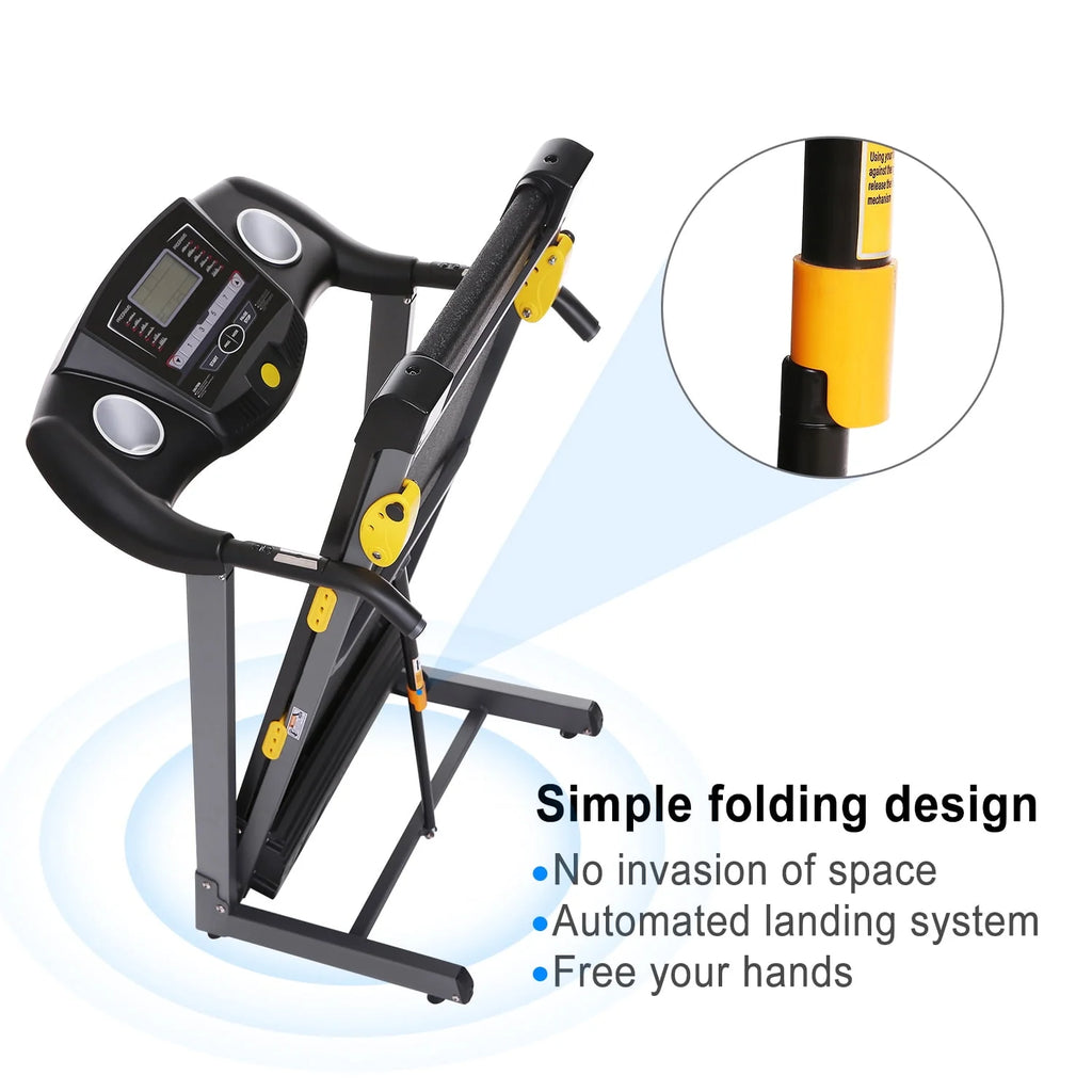 Folding Electric Treadmill with Incline K25685