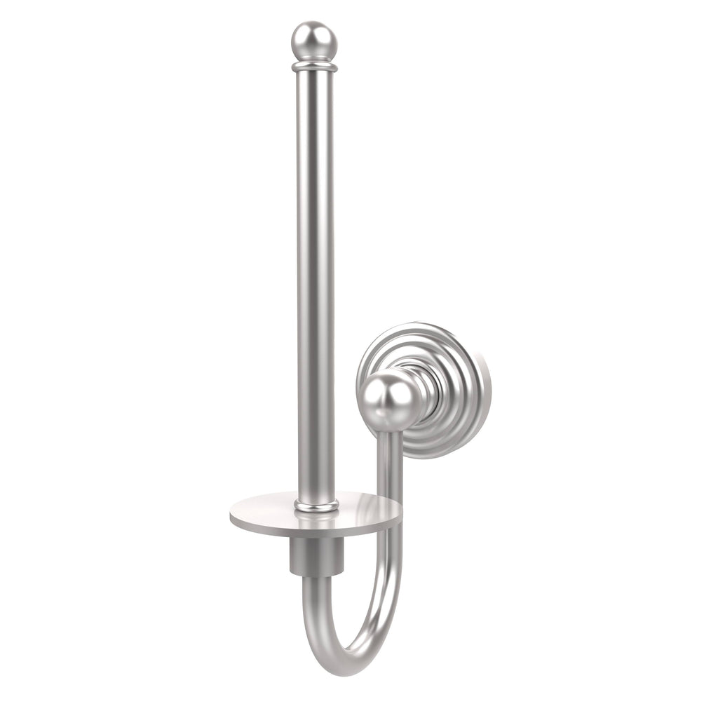 Satin Chrome Upright Toilet Tissue Holder F278