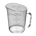 1 Qt Polycarbonate Measuring Cup, Pack of 6, Clear Z331654