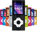 Black Slim 1.8 LCD Mp3 Mp4 Media Player X697