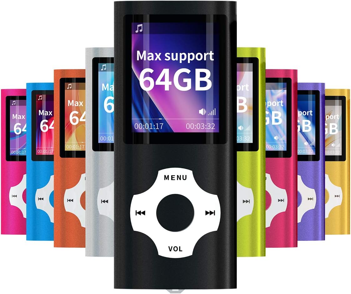 Black Slim 1.8 LCD Mp3 Mp4 Media Player X697