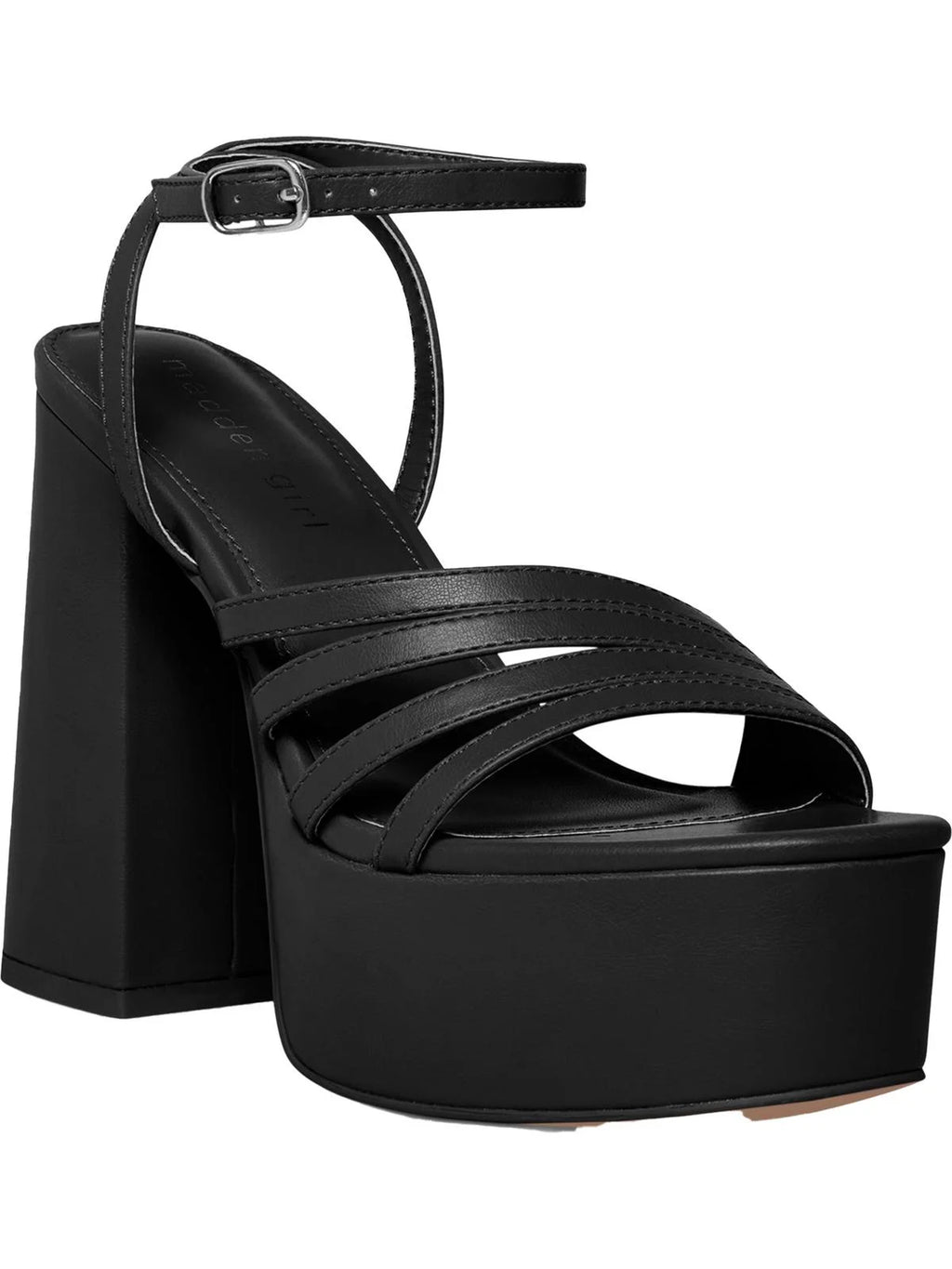 Womens Chunky Ankle Strap Platform Sandals Z596340