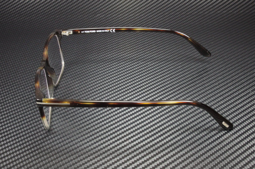 Havana Clear Lens Plastic 54 mm Eyeglasses T682
