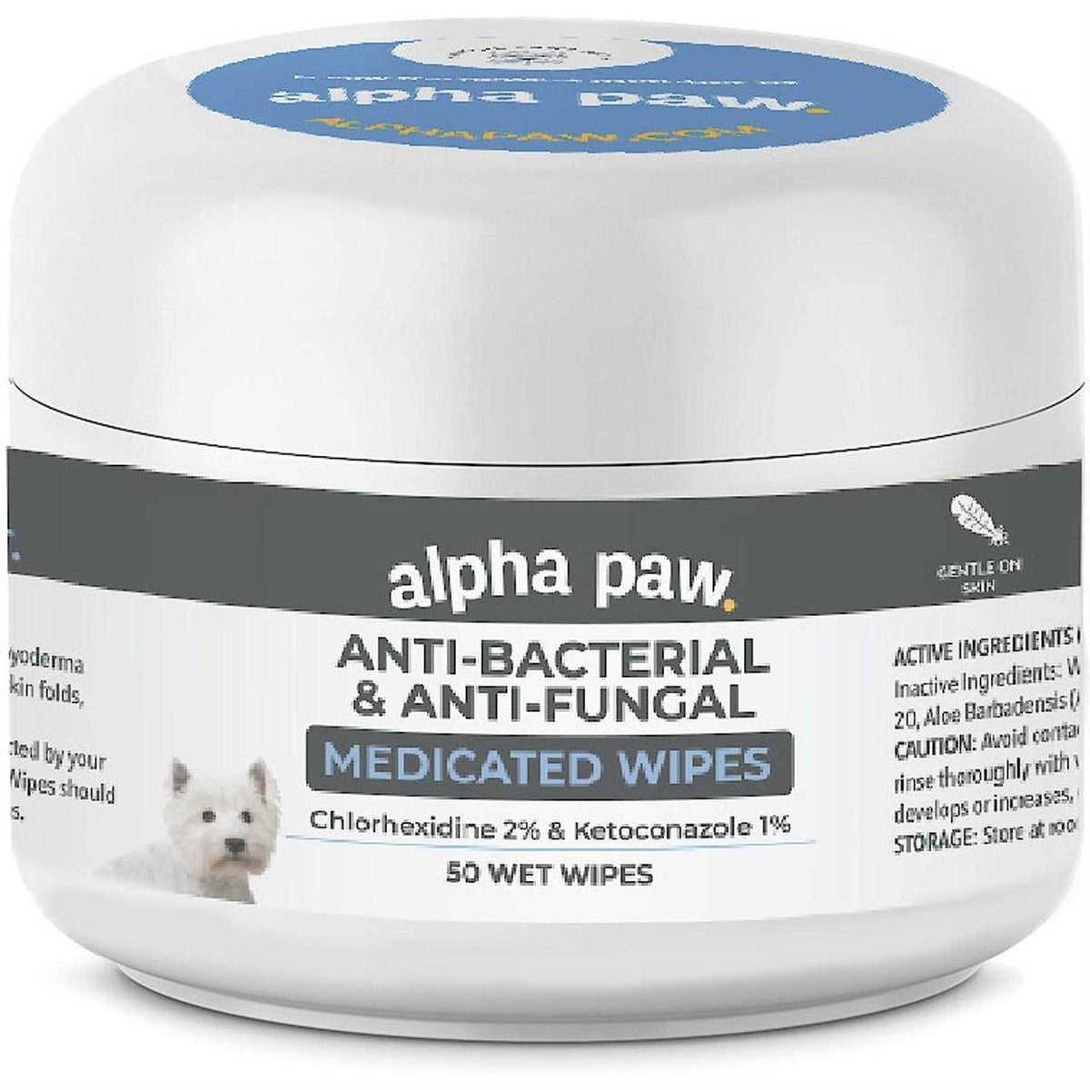 Antibacterial & Antifungal Medicated Wipes Z536314