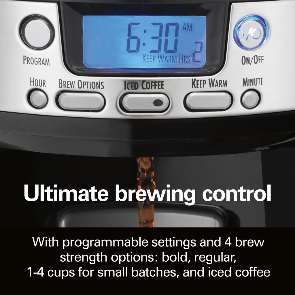 12 Cup Programmable Coffee Maker with Removable Reservoir A342