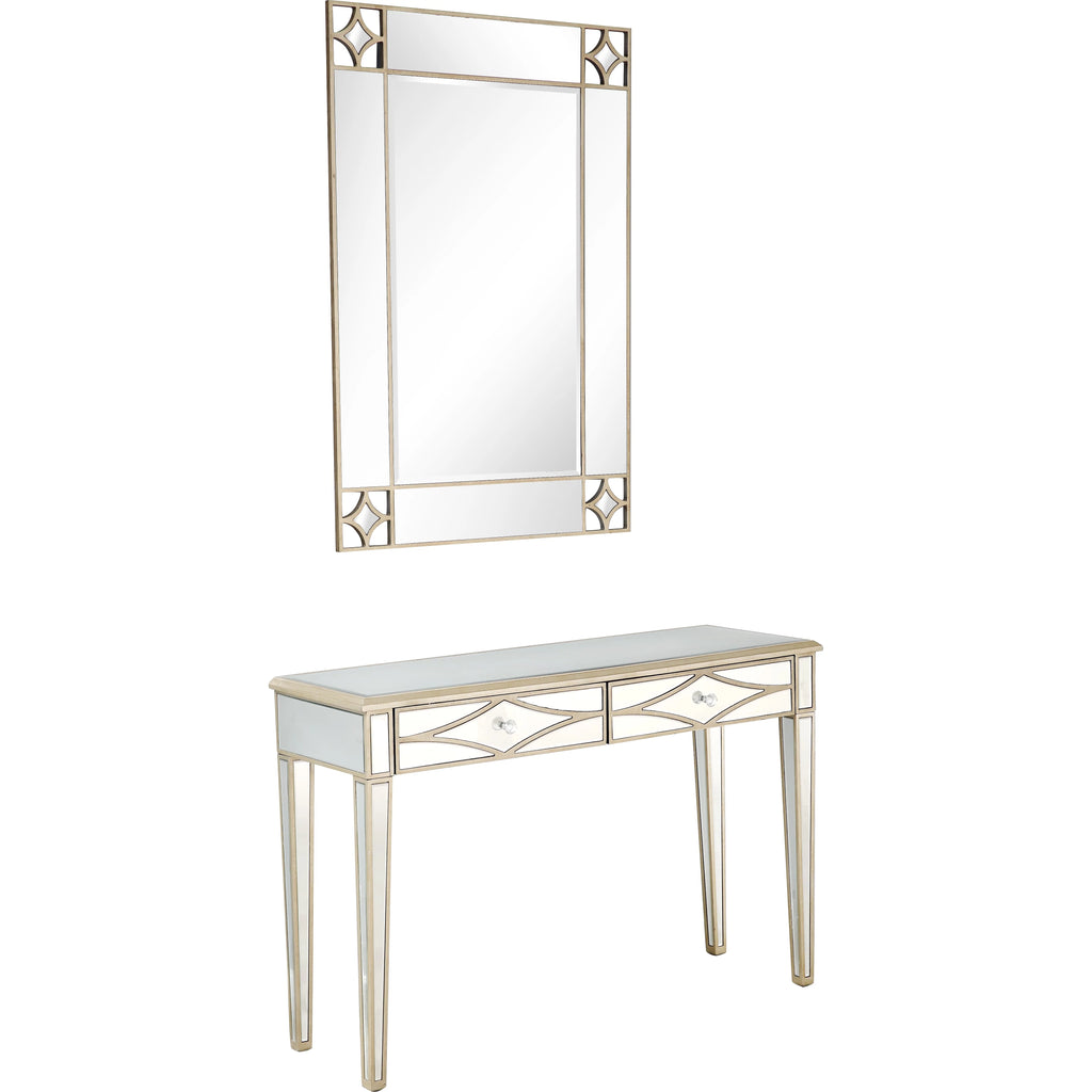 Wall Mirror and Console Table B323622
