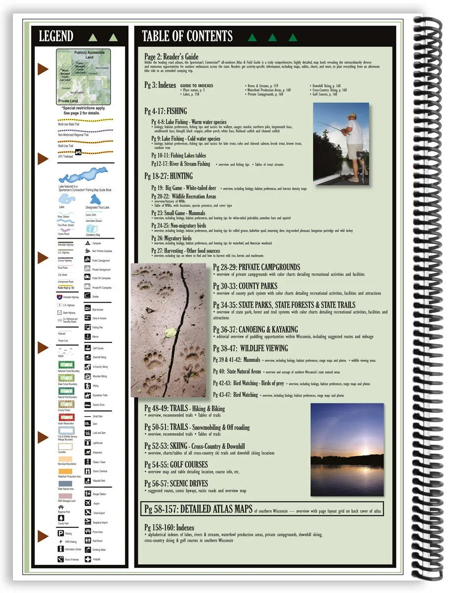 Wisconsin All Outdoors Atlas and Field Guide A56926