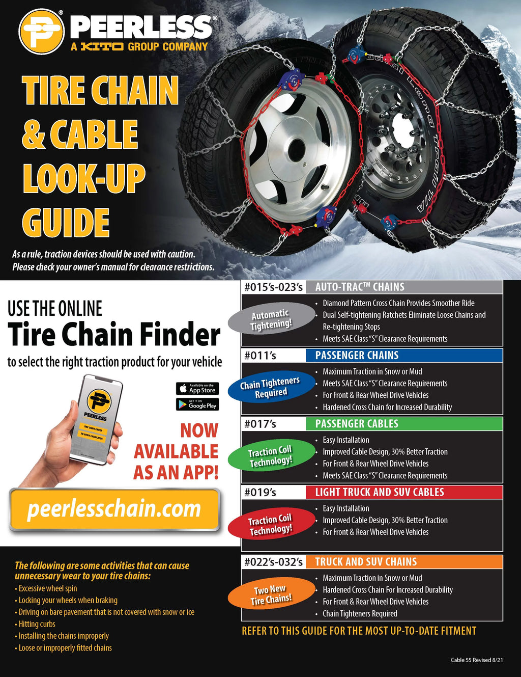 Light Truck/SUV Tire Chains G779