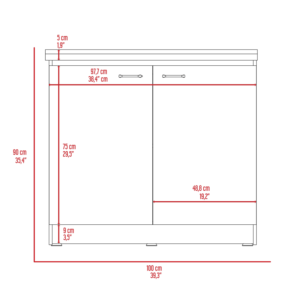 Espresso Utility Sink Cabinet J6751