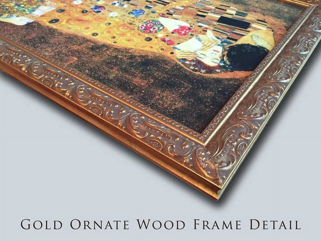 Gold Ornate Wood Framed Canvas Art K4980