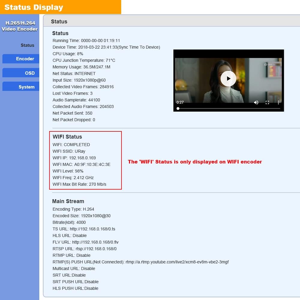 HEVC H.265 H.264 HDMI Video Encoder H381