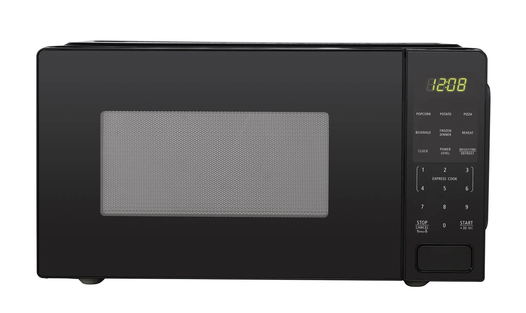 1.1 Cu ft 1000 Watts Black Countertop Microwave Oven T339738