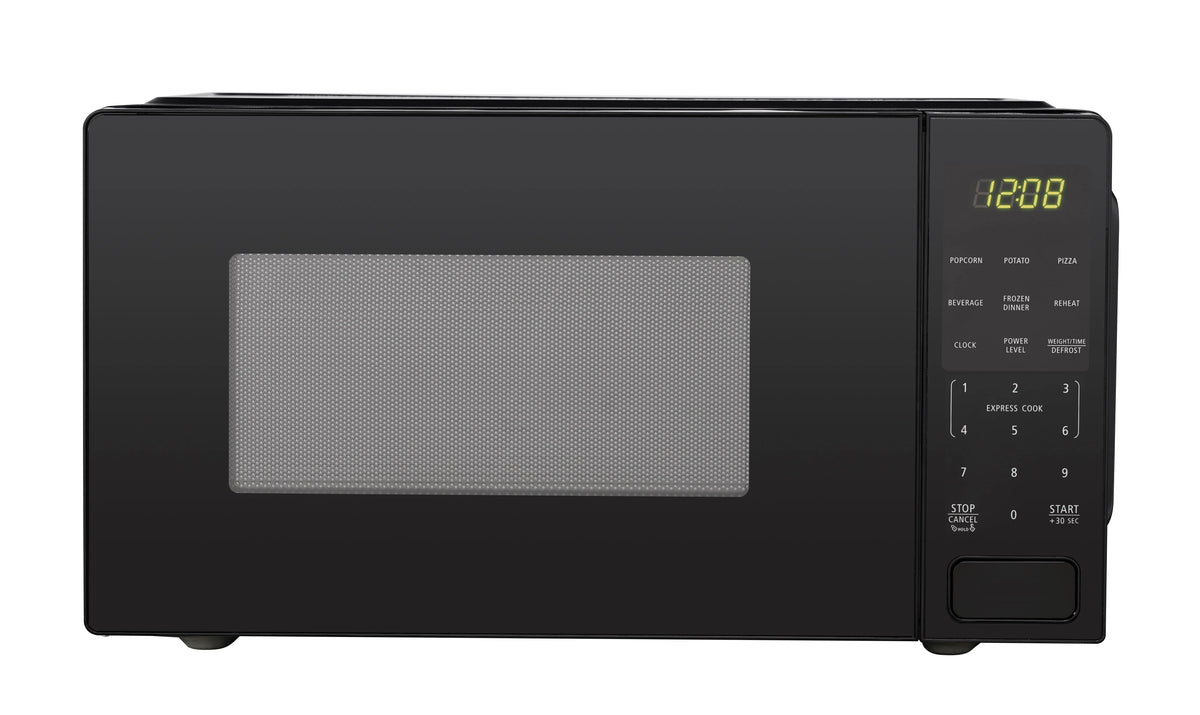 1.1 Cu ft 1000 Watts Black Countertop Microwave Oven T339738