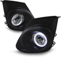 LED Projector Bumper Fog Lights Assembly Driver & Passenger J9577