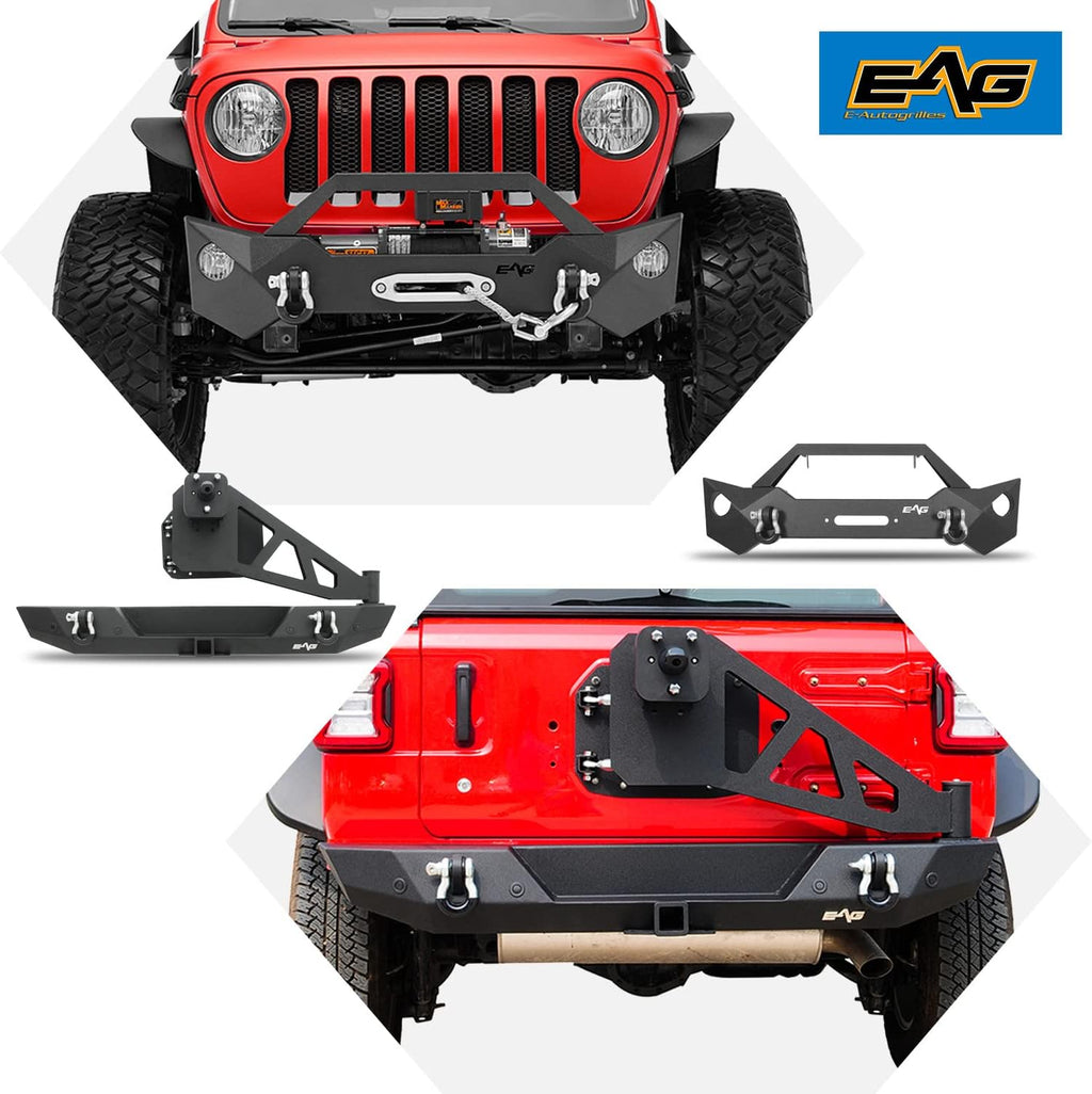 Front and Rear Bumper with Tire Carrier B9737