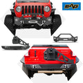 Front and Rear Bumper with Tire Carrier B9737