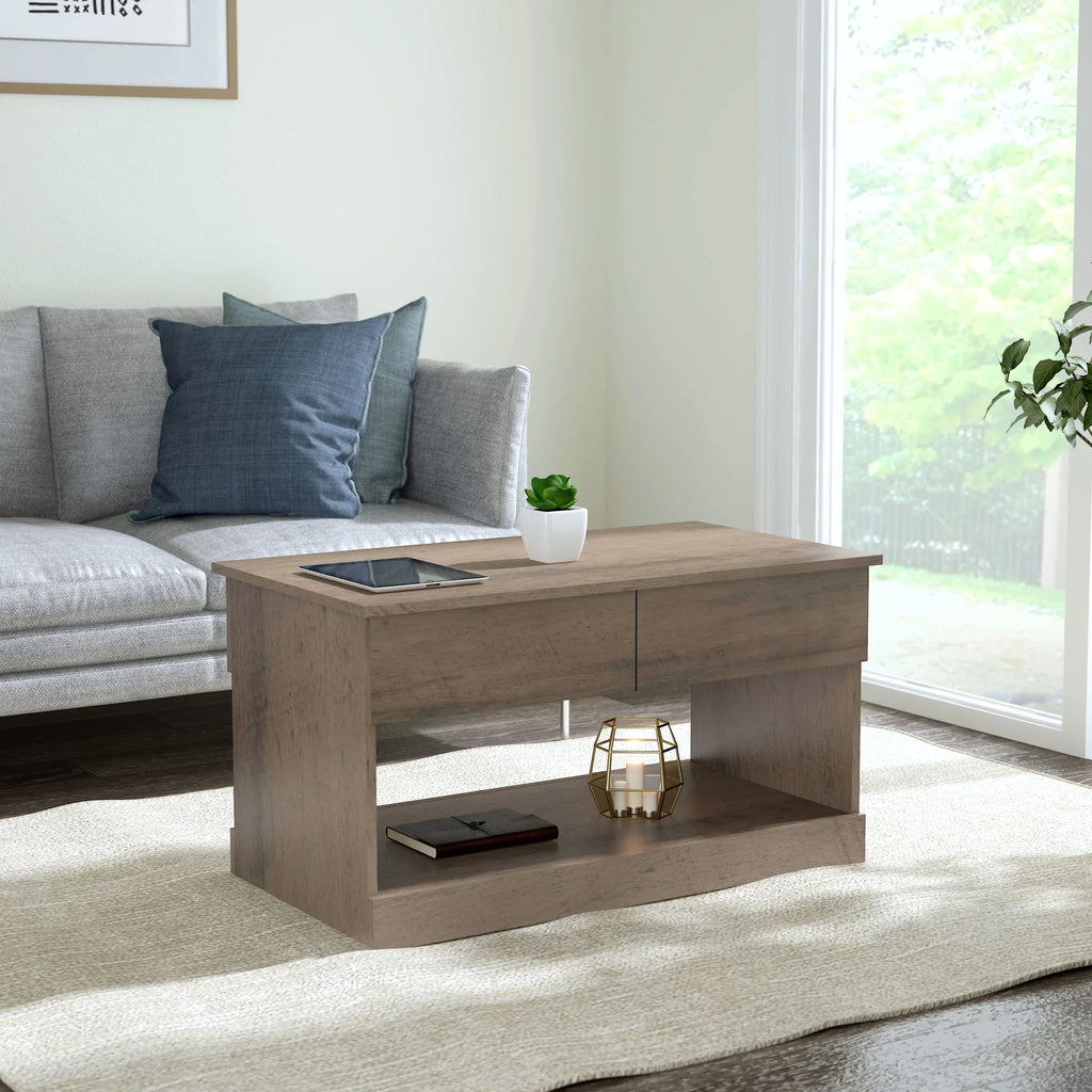 Gray Oak Lift Top Coffee Table C1204