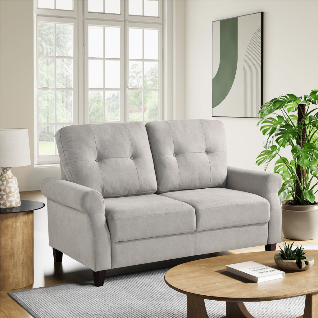 Sand Fabric Sofa X84198