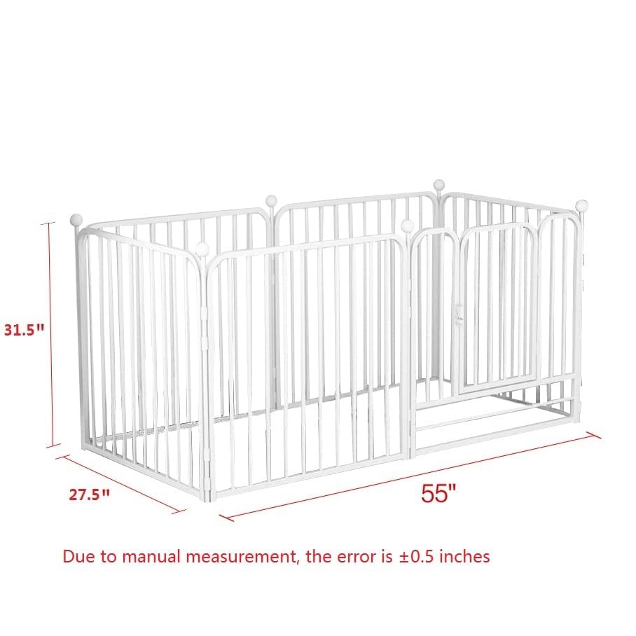 White Heavy Duty Dog Playpen A214
