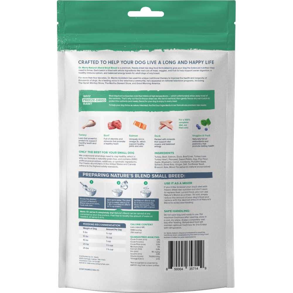Freeze Dried Raw Small Breed Dog Food T80812