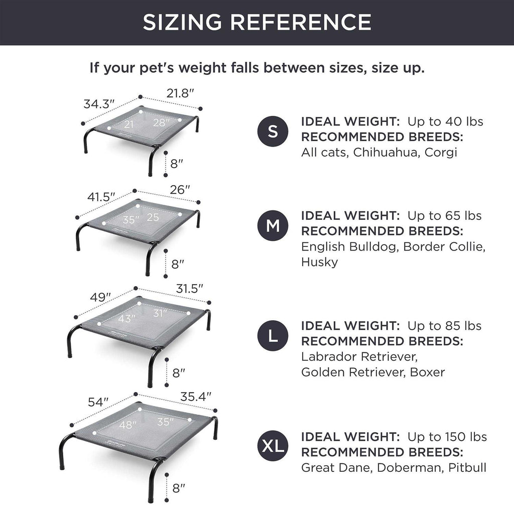 Large Elevated Cooling Outdoor Dog Bed G21724