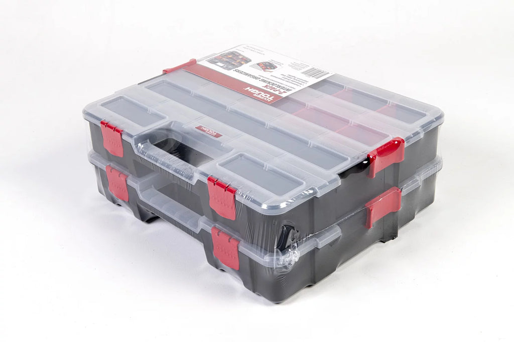 Plastic Heavy-Duty Interlocking Organizer 2-Pack S2350